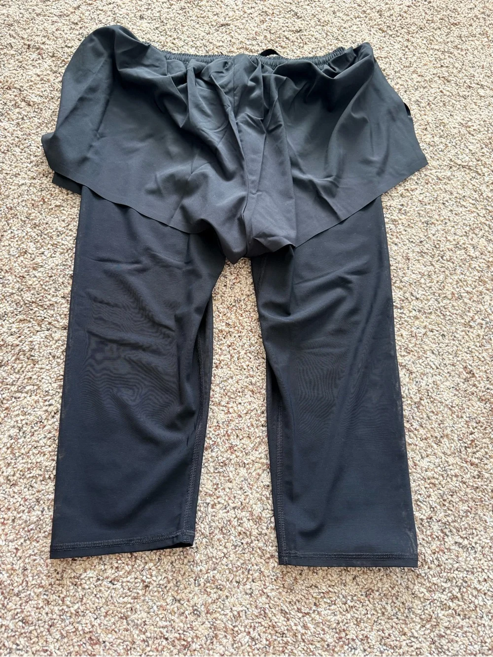 ALO Mesh Front Runner 2 In 1 Short Black Medium NWT